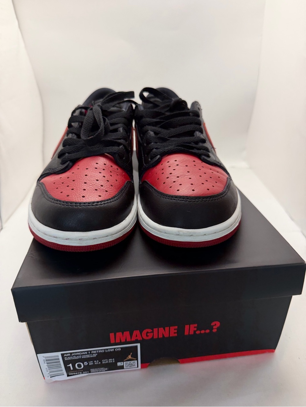 Air Jordan 1 Retro Low OG "Banned" / "Bred"